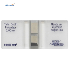 Blood Counting Chamber With Bright Line