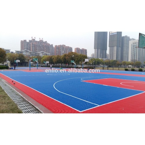 outdoor interlock Basketball Court Tiles