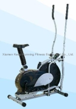 Fitness orbitrac air exercise trainer with saddle