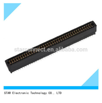 Black Double Row 80 Pin PCB Board 2.54mm Pitch Socket Header