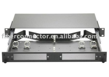 Sliding 72 ports Optic Fiber Patch Panel