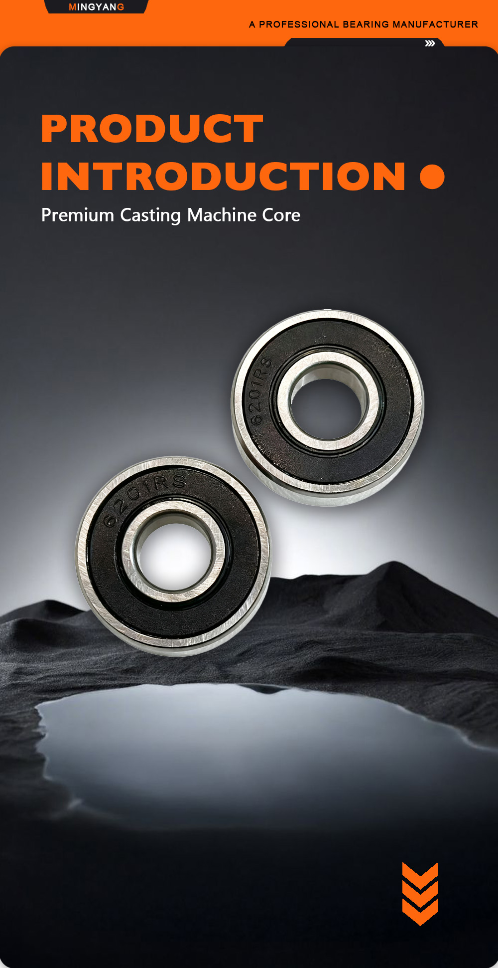 6201 2RS Радиальный шарикоподшипник с резиновым уплотнением x 6201 2RS Rubber Sealed Deep Groove Ball Bearing x