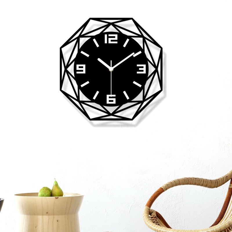 Home Decoration Custom Design Fashion Acrylic Wall Clock for Gift