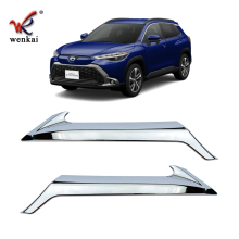 ABS Chrome Front Grille Cover Trim for Toyota Corolla Cross Car Accessories