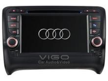 800 * 480 Pixels Audi TT Sat Nav DVD with Virtual 6 disc Me