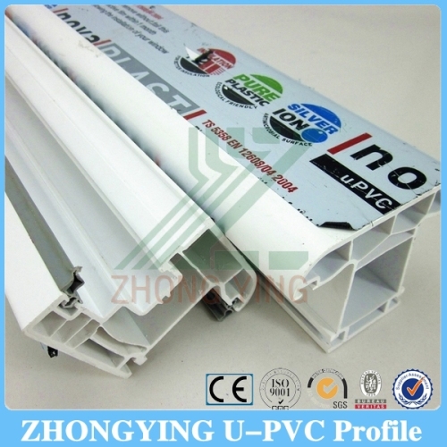 60mm white casement window plastic panels for windows profile