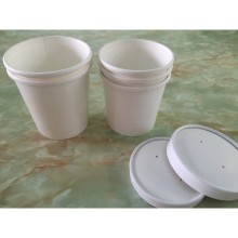Biodegradable Hot Soup Paper Cup with Lid
