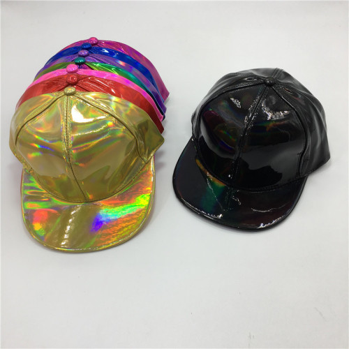 Cappello da baseball Candy Cappello da baseball in pelle laser PU