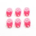 Perles de résine décoratives en forme de sucette rose pour artisanat fait main ornements de chambre à coucher téléphone Shell décor perles