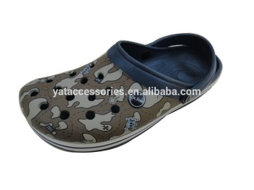 men summer comfortable EVA clogs summer shoes with print, EVA garden clogs