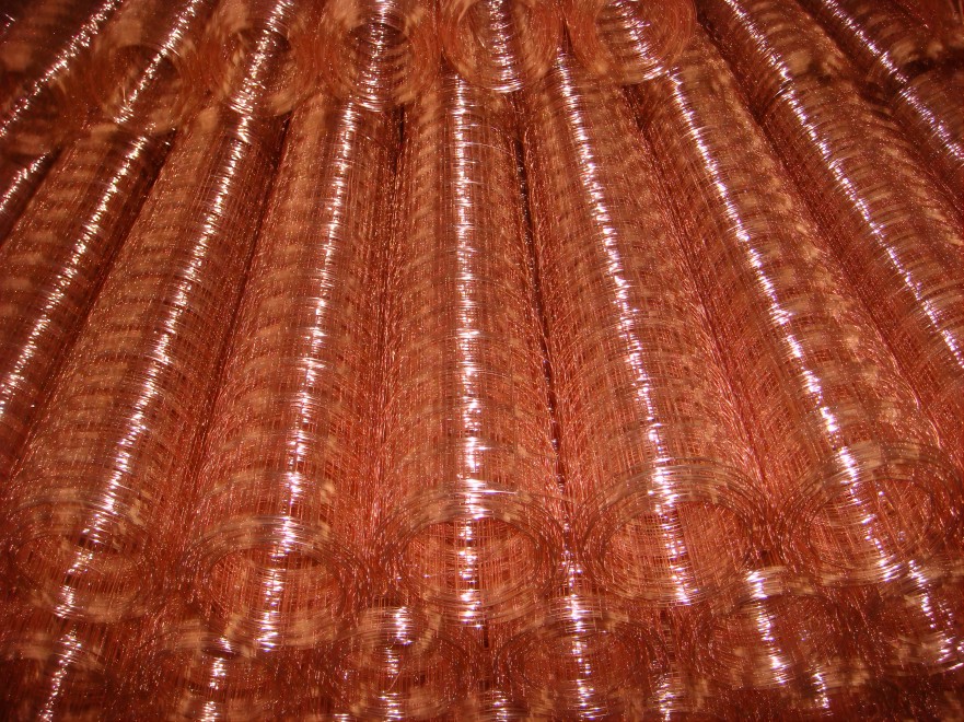 Copper coated welding wire