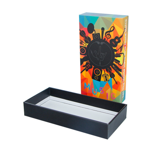กล่องของขวัญบลูทู ธ อิเล็กทรอนิกส์ที่พิมพ์สีสันสดใสพร้อมฝาปิด