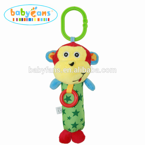 Babyfans baby soft plush musical toys inserts for baby monkey design