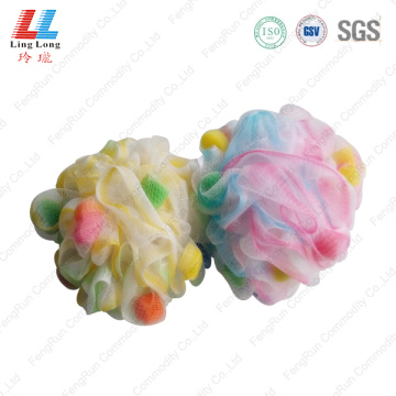 Beautiful sponge mesh bath ball