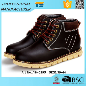 Imported High Cut Men Leather Casual Shoes
