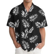 Hot Sale Custom Printed Cotton Hawaiian Aloha Shirts
