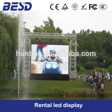 High quality waterproof P10 outdoor RGB led billboard/rental adveritsing rental led screen panel