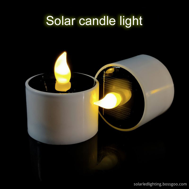Sustainable Solar Flameless Candles