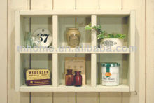 multiple shabby chic wood wall shelf