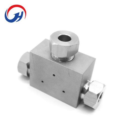 High pressure direct drive water pump vertical three-way