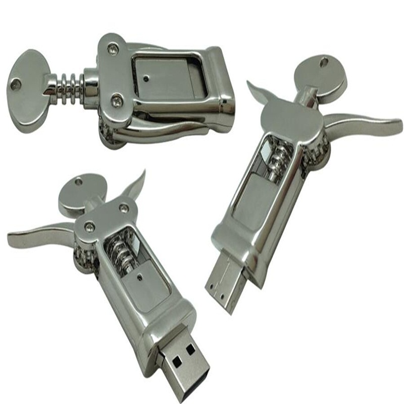 Metal Wine Opener Usb Flash Drive