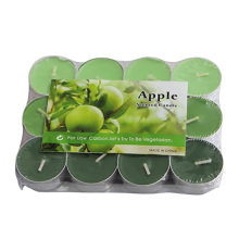 Long Time Soy wax green Tea light candle