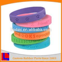 custom designed silicone bracelet