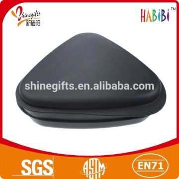 Plastic triangle black lunch box