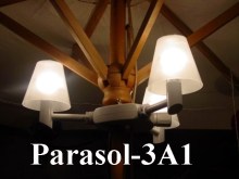Solar Parasol Light