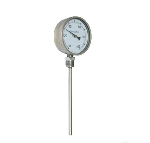 RVS radiale Bimetallic Thermometer