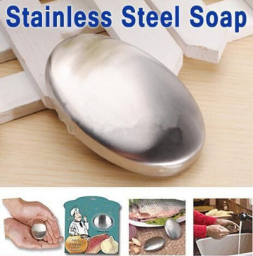 Magic Soap , mini hands cleaning soap , odour removing stainless steel soap