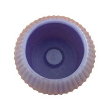Round Holder Paraffin Fluted Candles