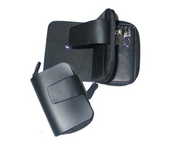 Multifunctional Leather Key Bag Key Wallet with CD Holder