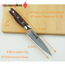 Vegetable Fruit Knife Damascus Blade
