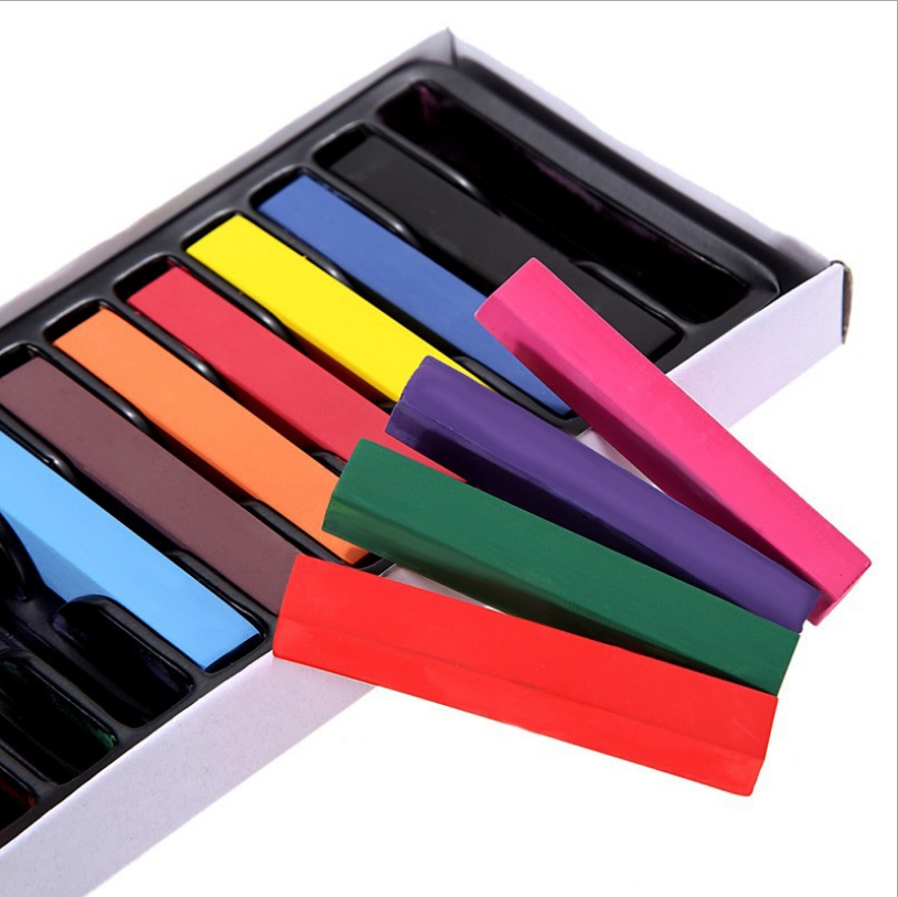 Hair Pins Dye chalk oil pastel chalk   color Hair painter chalk stick Crayon  4/6/12/24/36 Colors