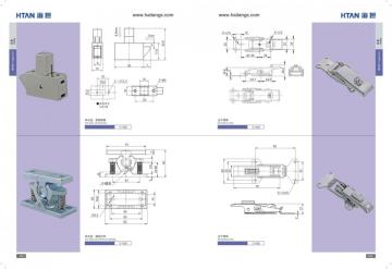 Metal Alloy Handbag Press Lock Buckle for Bag