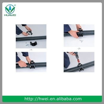 Saddle Clamp Compression Fittings For PE Pipe And PVC Pipe Saddle Clamp