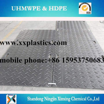 outdoor ground mat/portable access mat HDPE/HDPE ground protection mats