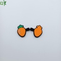 High Quality Carrot Silicone Pet Tag