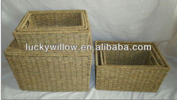 graceful grass weaving basket