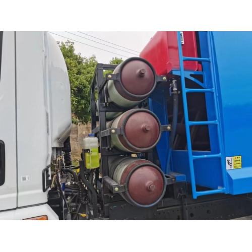 Veículo de coleta de resíduos de caminhões com compactores de lixo