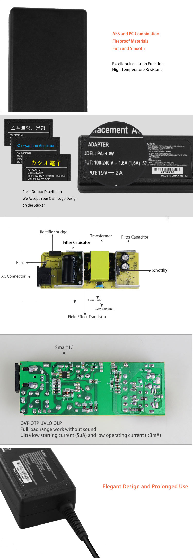 19v 2a mini adapter