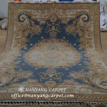 8.3'x11.5' Aubusson Design Handmade Wool Carpet