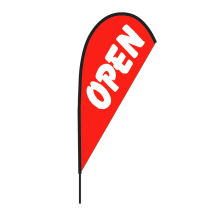 OPEN HOUSE Outdoor/Indoor Flags Full Set Including Flag