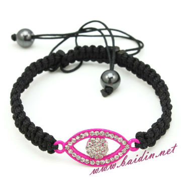 pink shamballa paved color meaning bracelet