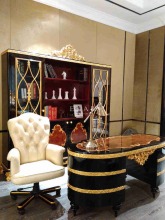 Home Office Furniture Modern Design Armed Leather Boss Chair