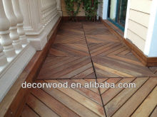 Chiness Teak Solid Outdoor Flooring