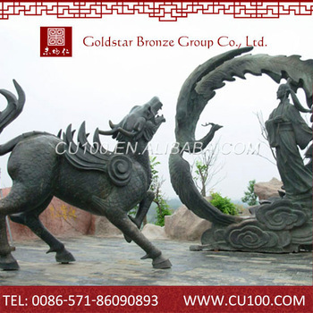 Outdoor Zhejiang China supplies OEM large bronze horse sculpture