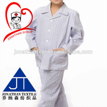 100%cotton Children hospital uniform gown/patient gown