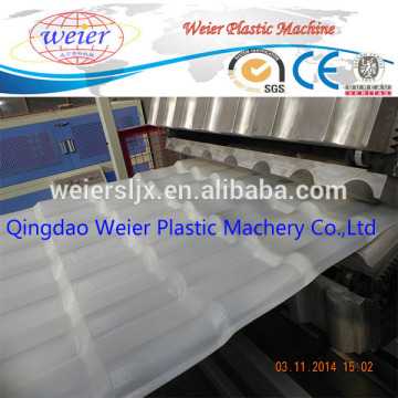 pvc profile plastic machinery/pvc clear plastic roofing sheet